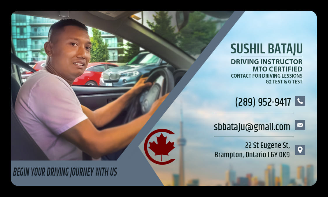 Sushil Bataju - MTO Certified Driving Instructor